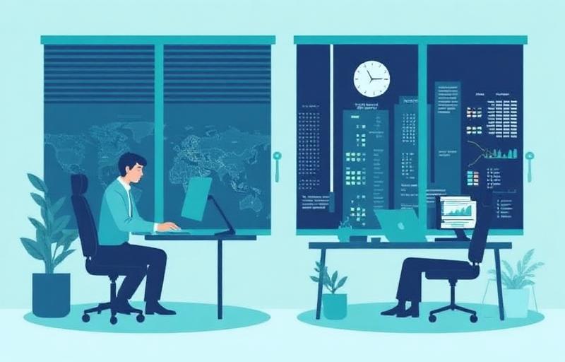 Central time zone project management map showing coverage of all U.S. regions